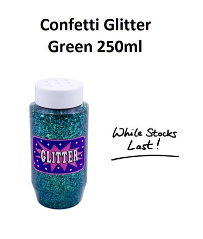 Green 250ml - Confetti Glitter