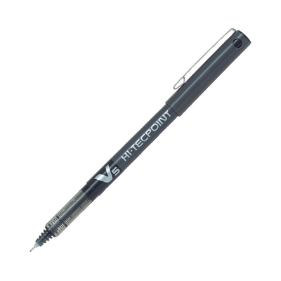 Black - Pilot Hi-Tecpoint V5 Pen - Extra Fine