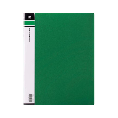 Green - A4 Clearfile 40 Page
