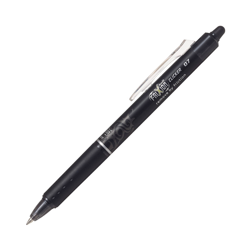 Black - Frixion Erasable Click Ball Pen