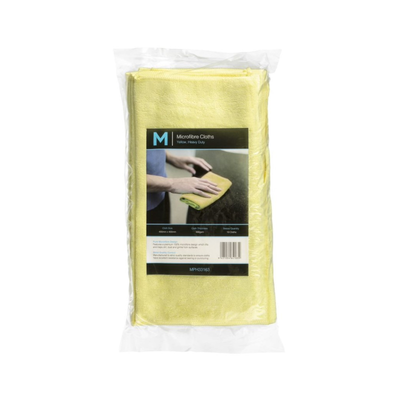 Microfibre Cloths Yellow 50pk