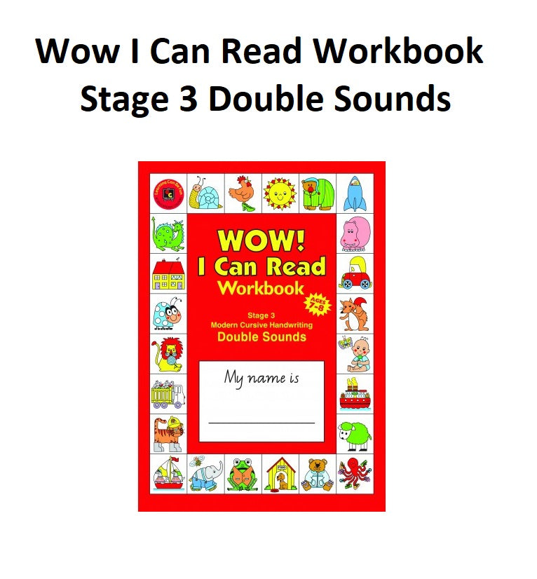 Stage 3 - Wow I Can Read Workbook | Double Sounds