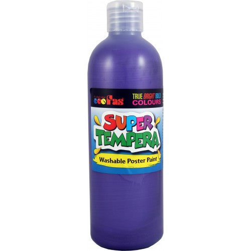 Metallic Violet 500mL - Super Tempera Poster Paint