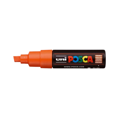 Orange - Posca Paint Markers (Chisel Tip)