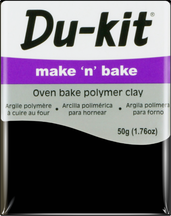 Black 50g - Du Kit Modelling Clay