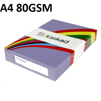 A4 Plover Purple - Kaskad 80gsm 500 Sheets
