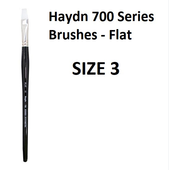 Size 3 - Haydn 700 Series Brushes - Flat