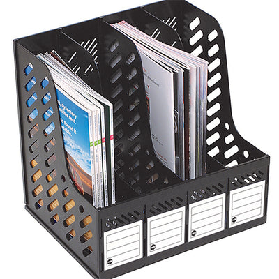 Plastic Magazine Files - 4 Section