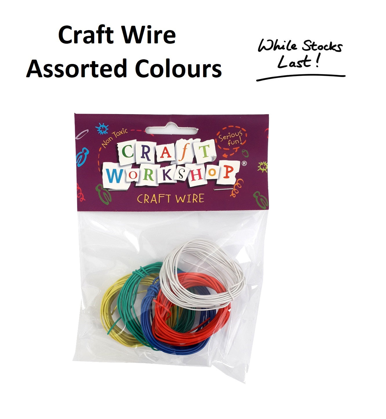 Pack of 5 - Craft Wire - 2.5M