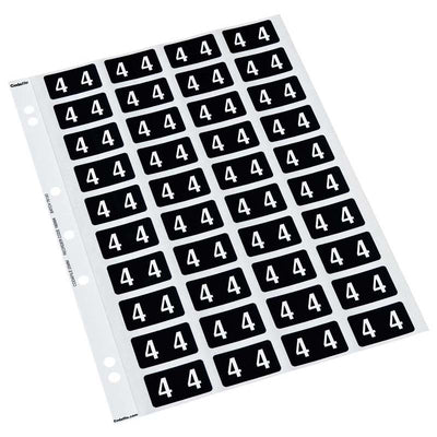 4 - Codafile Labels 25mm - Pack of 5 Sheets