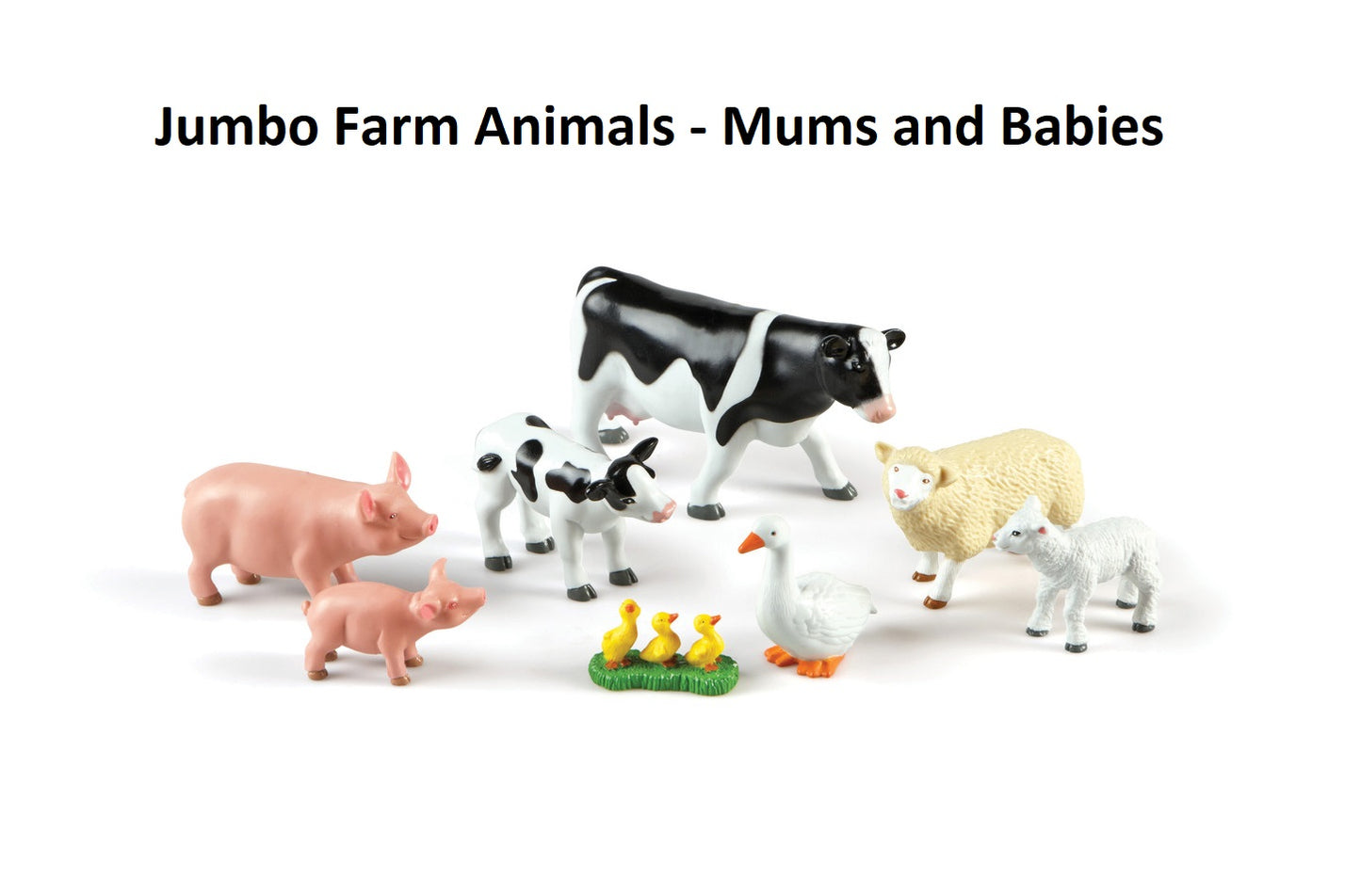 Jumbo Animal Sets - Farm Animals Mothers And Babies