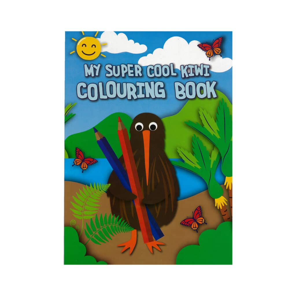 My Super Cool Kiwi Colouring Book - 80pg