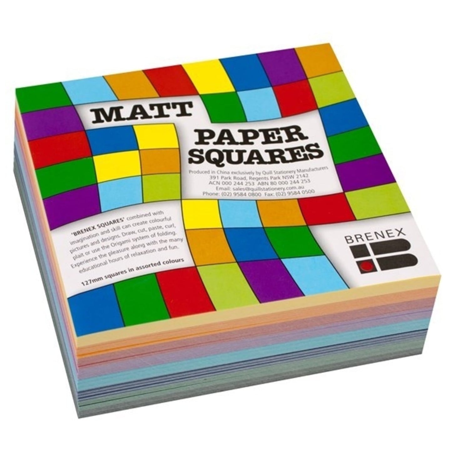 Matt Paper Squares 25.4cm – Pack of 360