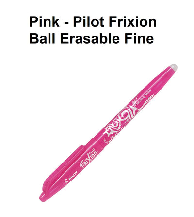 Pink - Frixion Erasable Ball Pen