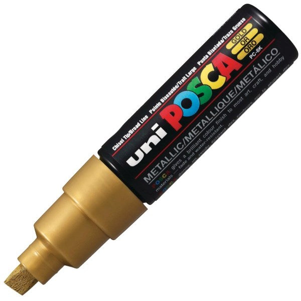 Gold - Posca Paint Markers (Chisel Tip)