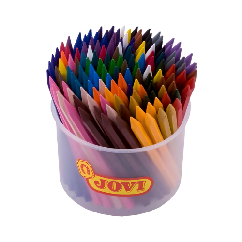 Jovi Plastic Crayons - Tub of 144