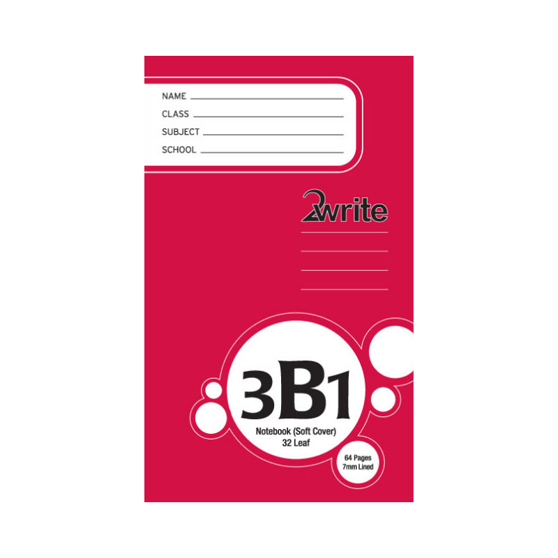 3B1 - Notebook - 7mm Lined