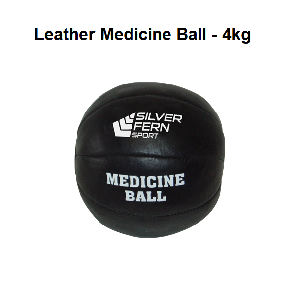 Leather Medicine Ball - 4kg