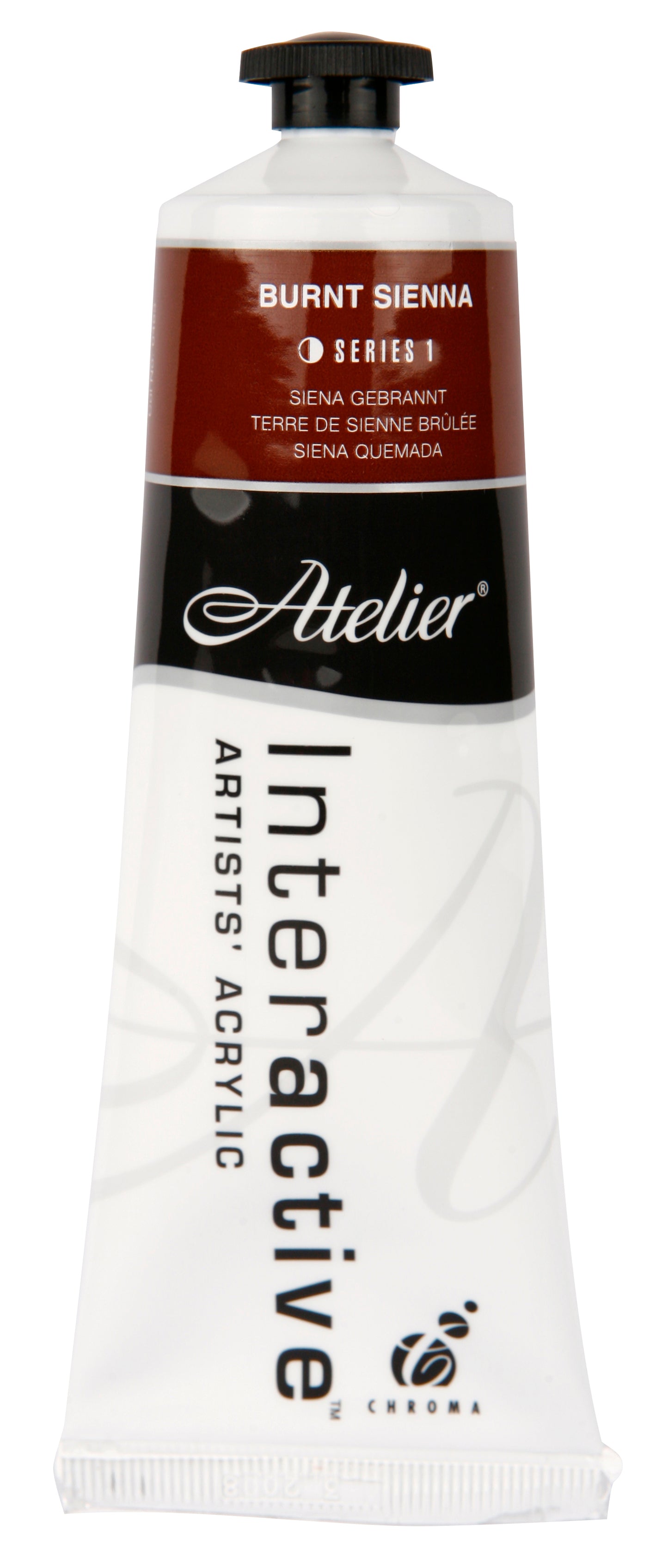 Burnt Sienna 80ml - Atelier Acrylic Paint S1