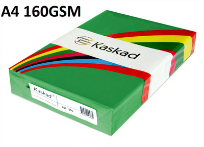 A4 Woodpecker Green - Kaskad 160gsm 250 Sheets