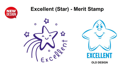 Excellent Star - Merit Stamp