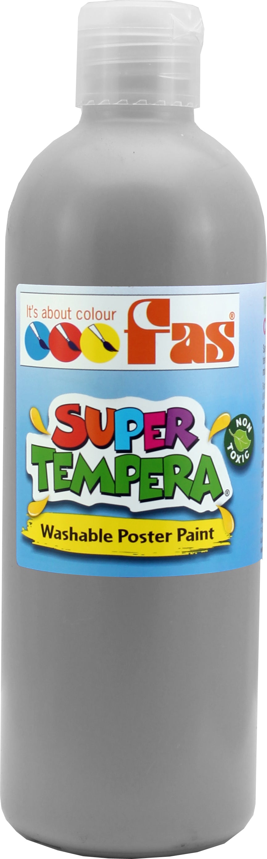 Metallic Silver 500mL - Super Tempera Poster Paint
