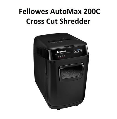 Fellowes AutoMax 200C Cross Cut Shredder