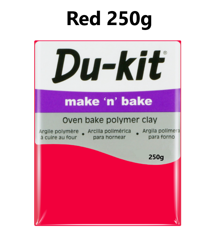 Red 250g - Du Kit Modelling Clay