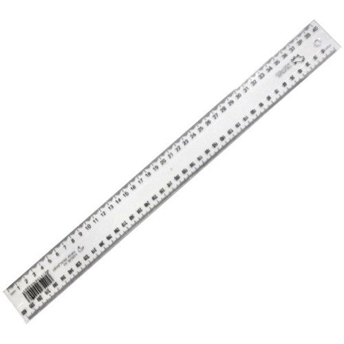 Online 40cm Ruler Plastic Ruler 40cm Clear (Taurus) – Educational Essentials Ltd