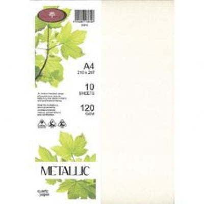 Quartz - A4 Metallic Paper 120gsm - 40 Pack
