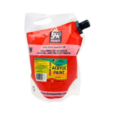 Warm Red 1.5L - Acrylic Paint Pouch