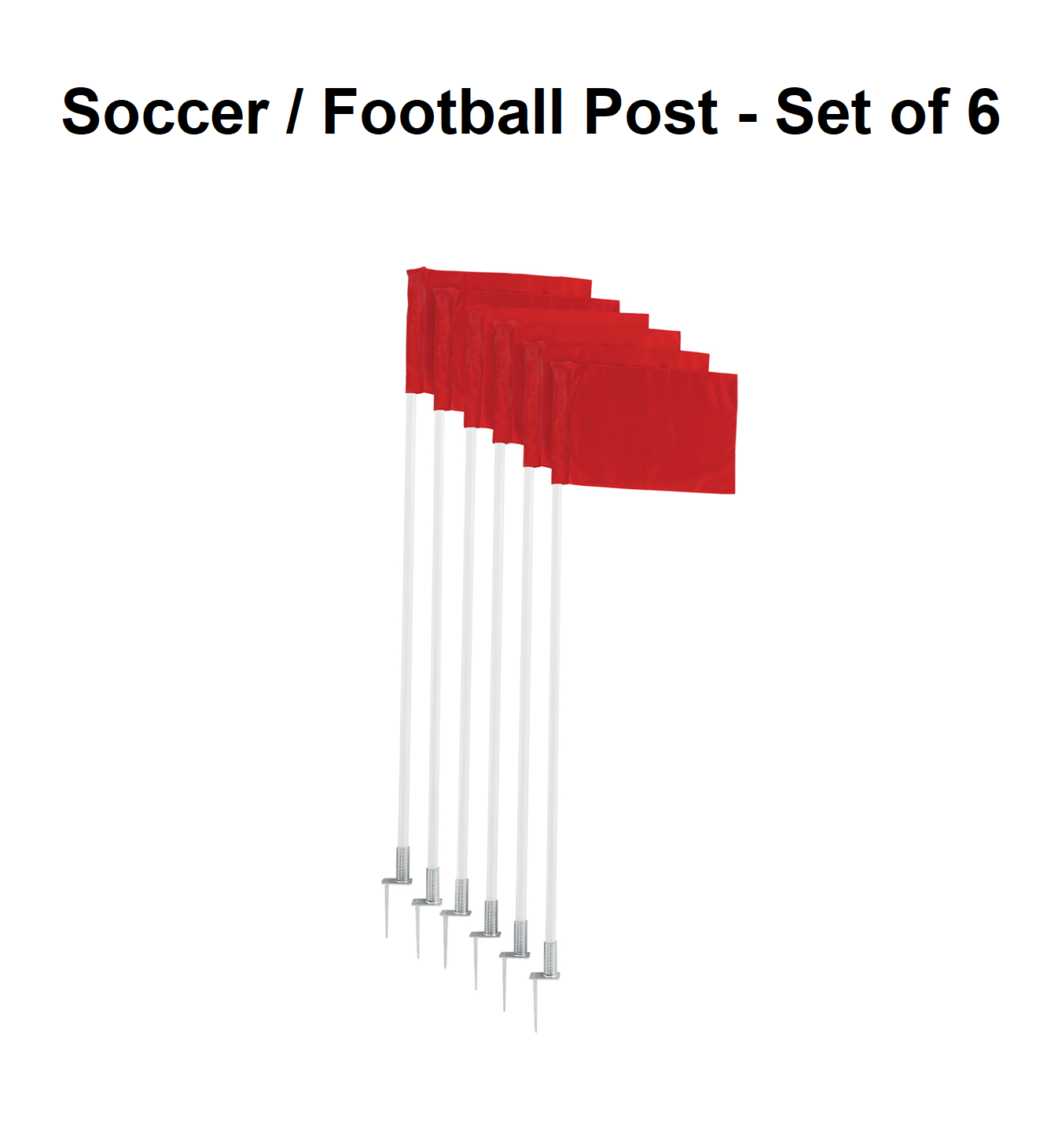 Soccer / Football Post - Set of 6