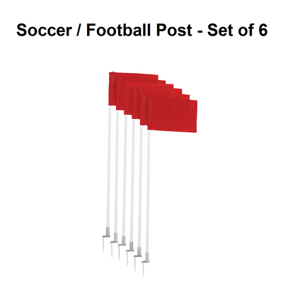 Soccer / Football Post - Set of 6