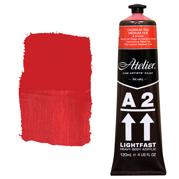 Cadmium Red Medium 120ml - Chroma A2 Acrylic Paint