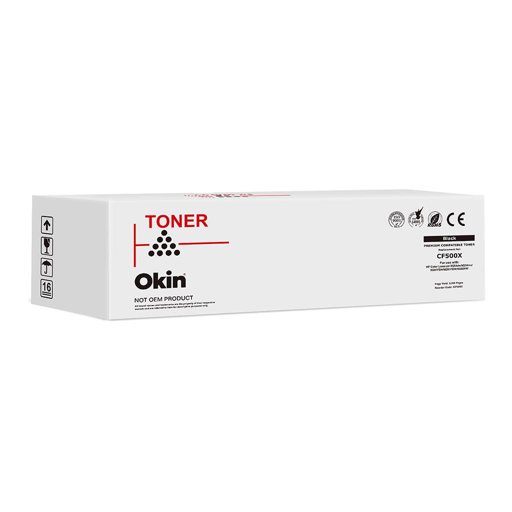 Okin Compatible HP CF500X Toner Cartridge (202X) - Black