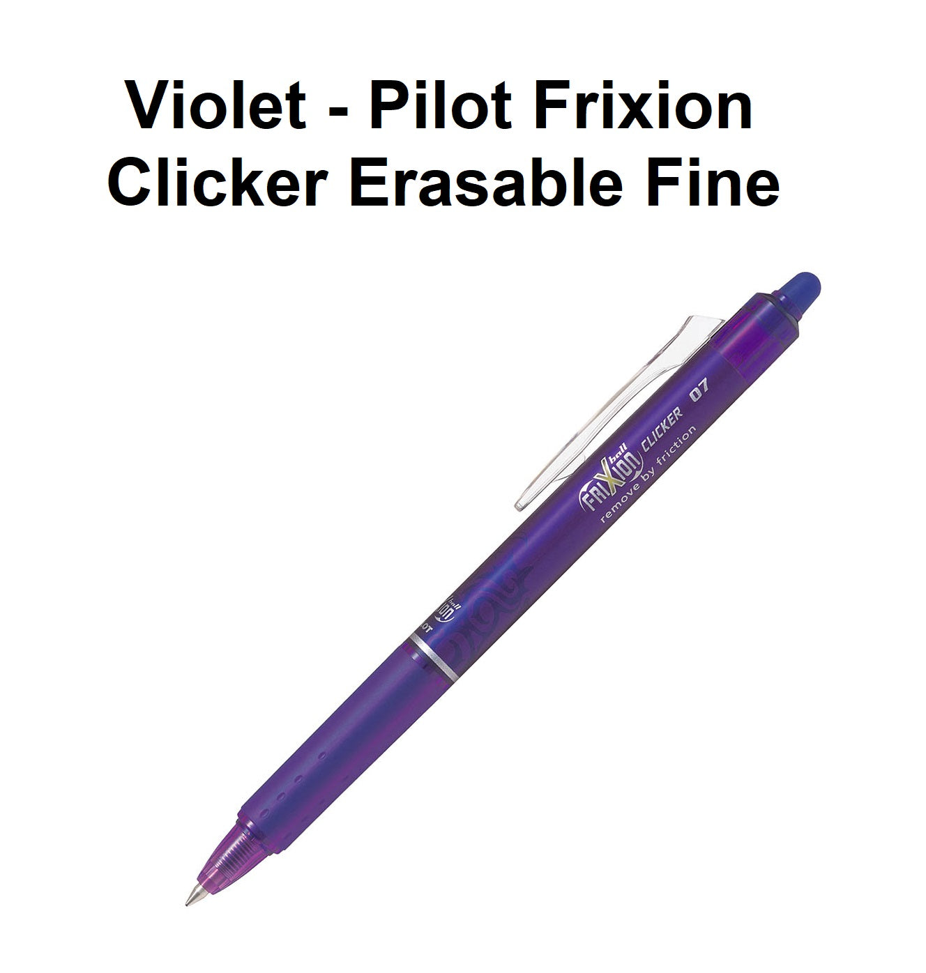 Violet - Frixion Erasable Click Ball Pen