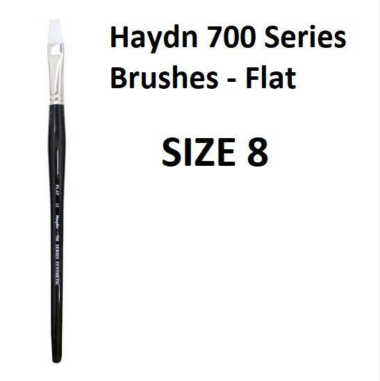 Size 8 - Haydn 700 Series Brushes - Flat