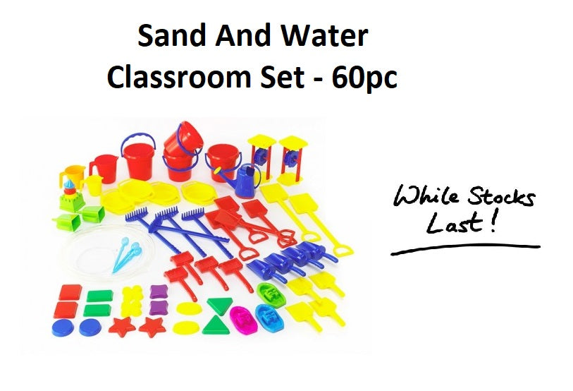 Sand And Water Classroom Set - 60 Pces