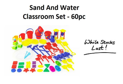 Sand And Water Classroom Set - 60 Pces