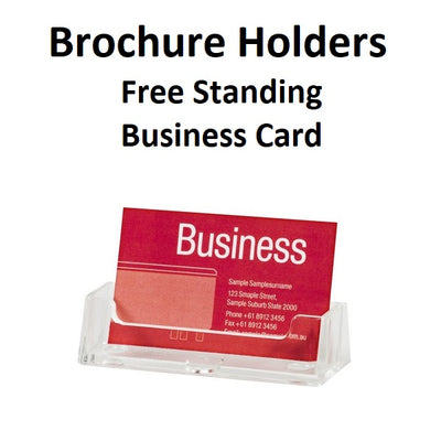 Brochure Holders - Free Standing - Business Card