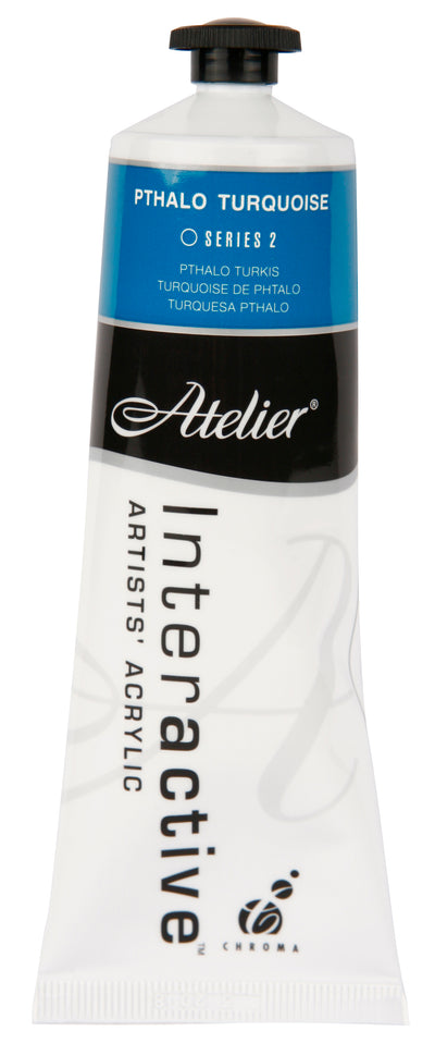 Pthalo Turquoise 80ml - Atelier Acrylic Paint S2