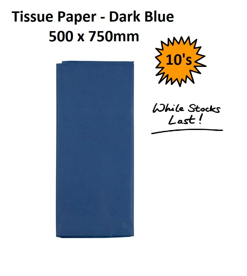 Tissue Paper - Dark Blue