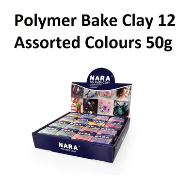 Oven Bake Polymer Clay - Box of 48