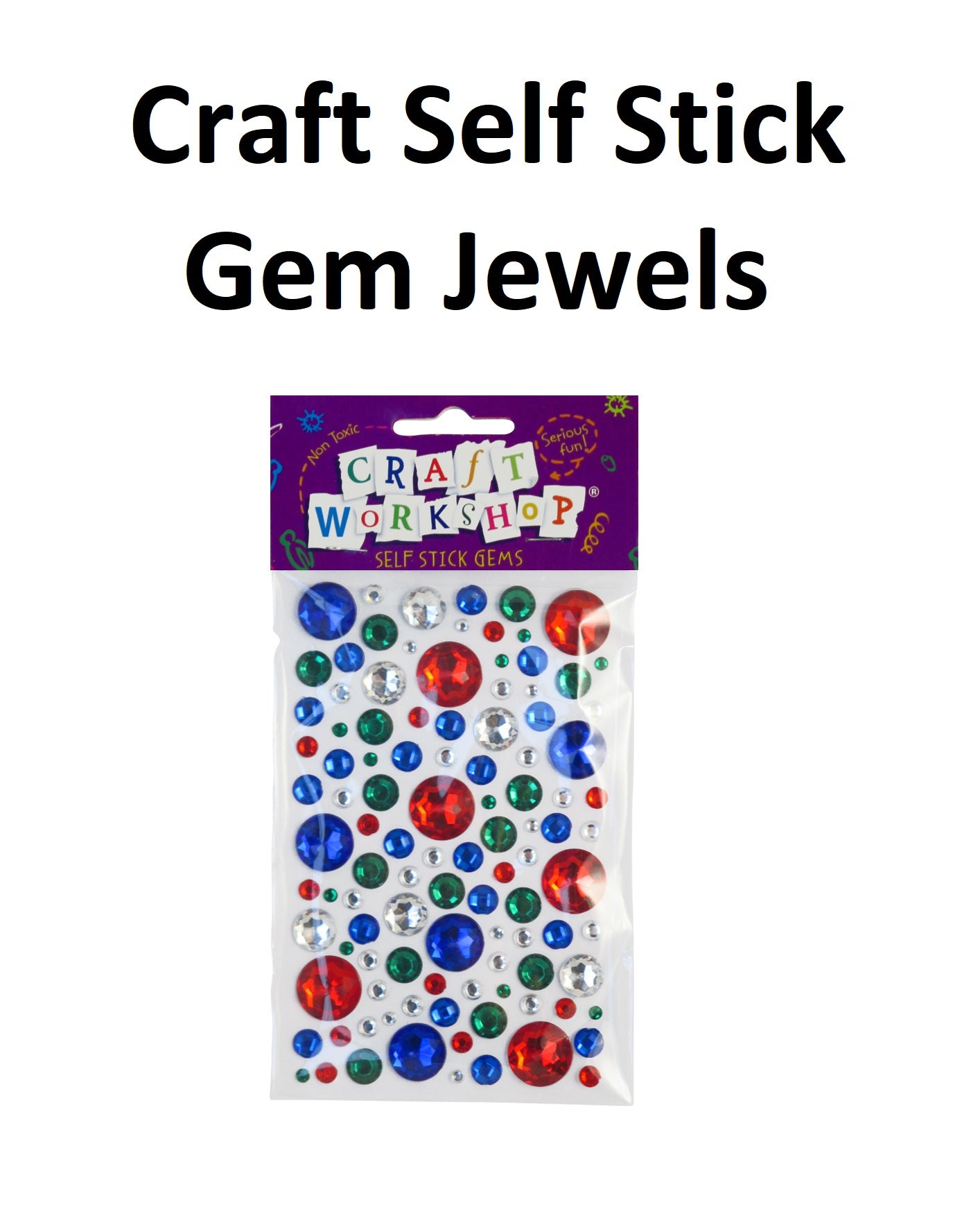 Craft Jewels - Self Stick Gems 50pcs