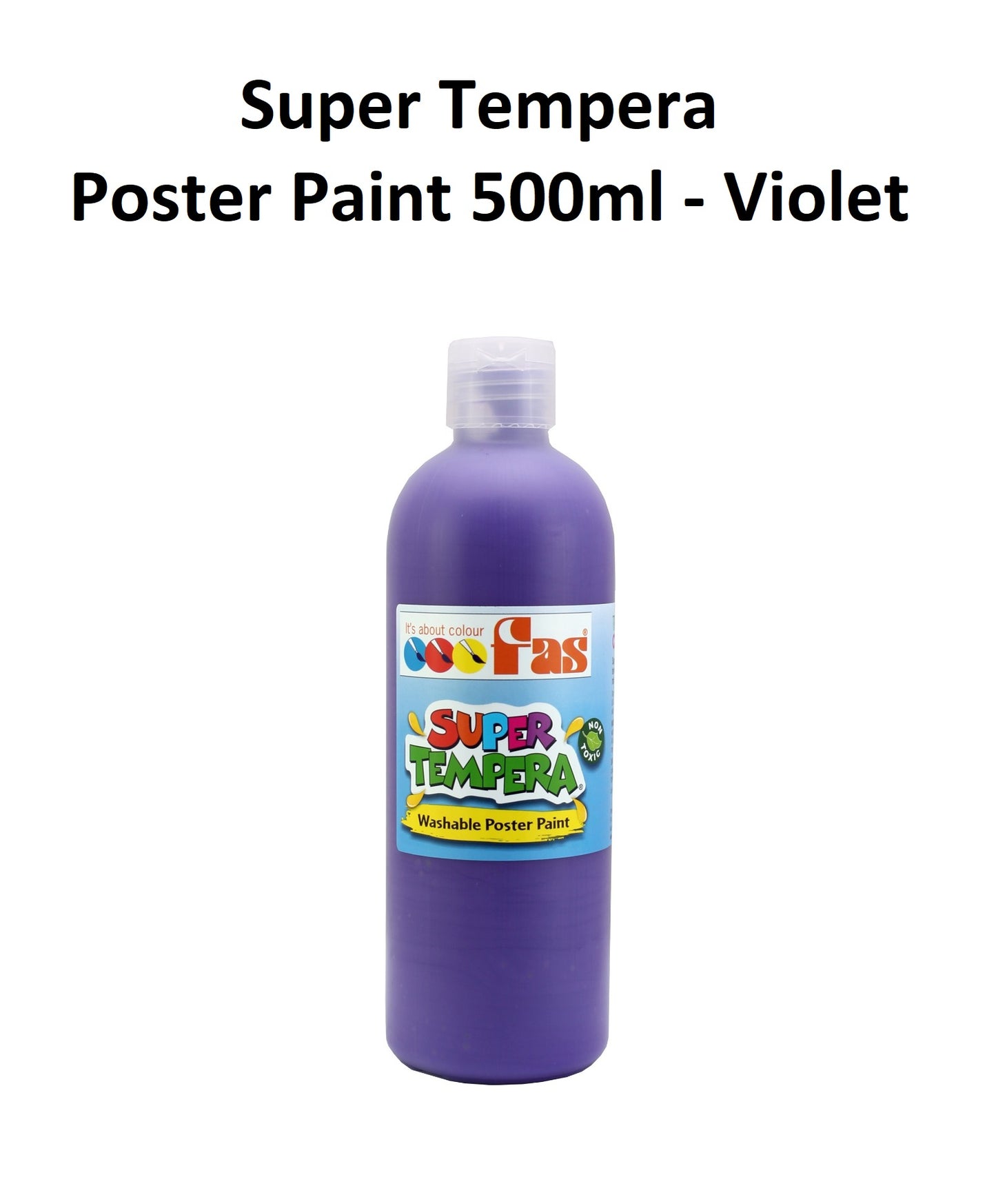 Violet 500mL - FAS Super Tempera Poster Paint