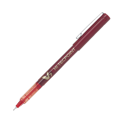 Red - Pilot Hi-Tecpoint V7 Pen - Fine