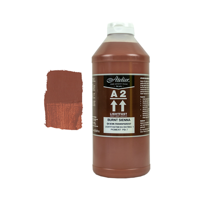 Burnt Sienna 1L - Chroma A2 Acrylic Paint