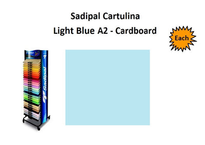 A2 - Cardboard - Single Sheets - Light Blue