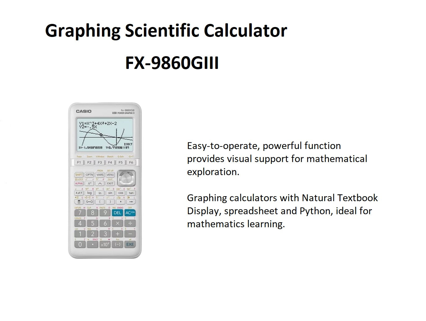 Casio FX9860GIII Graphic Calculator