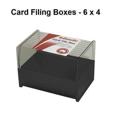 Card Filing Boxes - 6 x 4